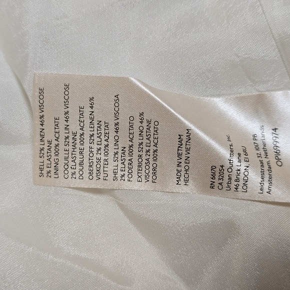 Maeve Roll Sleeve Linen Blend Blazer Size 22W - Picture 8 of 9